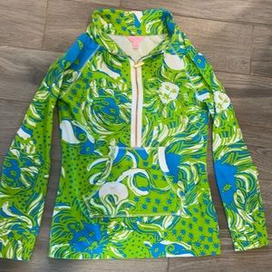 Lilly Pulitzer half zip pull over